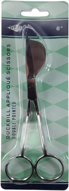 Havel's Double-Pointed Duckbill Applique Scissors 6"- - 80042 - 736370800420