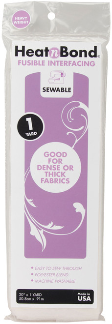 HeatnBond Heavyweight Iron-On Fusible Interfacing-20"X36" - 3338 - 000943033387