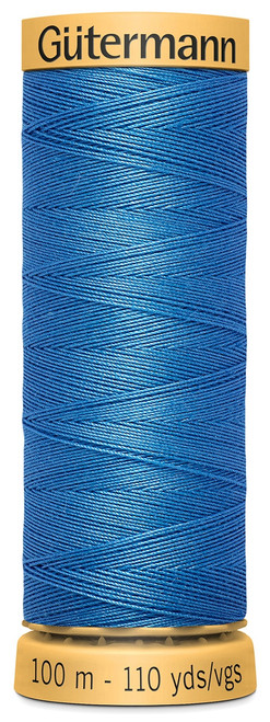 Gutermann Natural Cotton Thread 110yd-Sky Blue - 103C-7280 - 077780011014