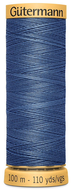 Gutermann Natural Cotton Thread 110yd-Dark Sky Blue - 103C-7330 - 077780011052