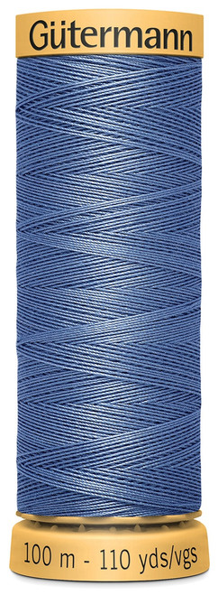 Gutermann Natural Cotton Thread 110yd-Mine Blue - 103C-7350 - 077780011069