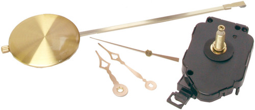 Walnut Hollow Pendulum Clock Movement 9.625"-For .75" Surfaces 800P