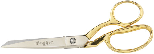 Gingher Gold Handle Knife Edge Bent Shears 8"- - 01005292