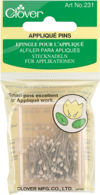 Clover Applique Pins-Size 12 150/Pkg - 231 - 051221403057 Clover Applique Pins-Size 12 150/Pkg - 231 - 051221403057