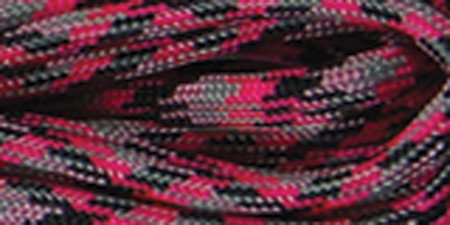 Pepperell Braiding Parachute Cord 4mmx16'-Pink Camo - PARA-1635