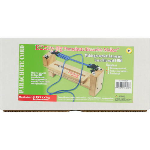 Pepperell Braiding Ezzzy-Jig Parachute Bracelet Maker- - TOOL01