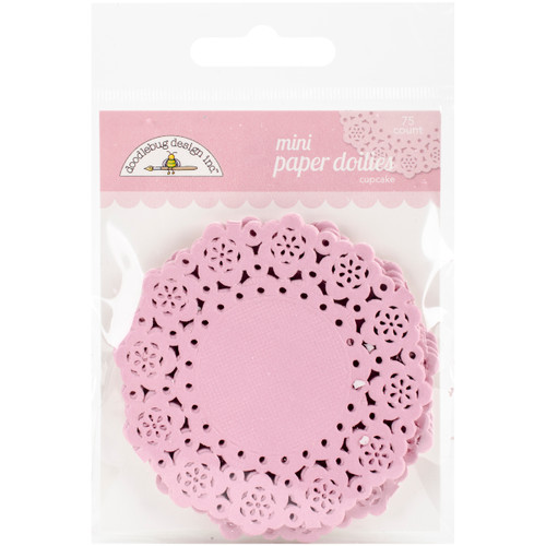 Doodlebug Mini Doilies 3" 75/Pkg-Cupcake - DDM-4596 - 842715045965 Doodlebug Mini Doilies 3" 75/Pkg-Cupcake - DDM-4596 - 842715045965