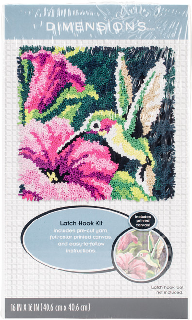 Dimensions - Latch Hook Kit - Disney Stitch - 72-75542 - Arts and Crafts  for Adults and Kids - 12 x 12 inch