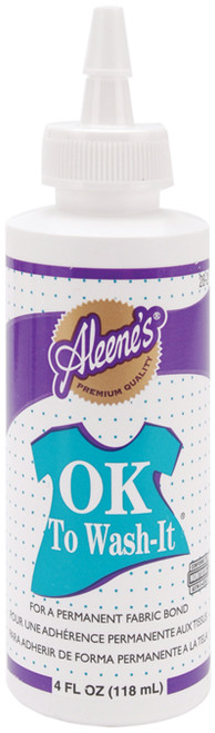 Aleene's OK To Wash-It Fabric Glue-4oz 28-2 - 017754156334
