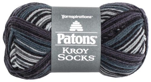 Patons Kroy Socks Yarn-Tourmaline Stripes 243455-55720 - 057355414334