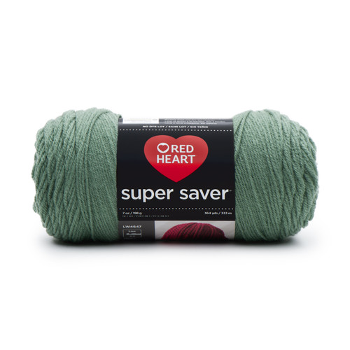 Red Heart Super Saver Yarn-Light Sage - E300B-631 - 073650897924