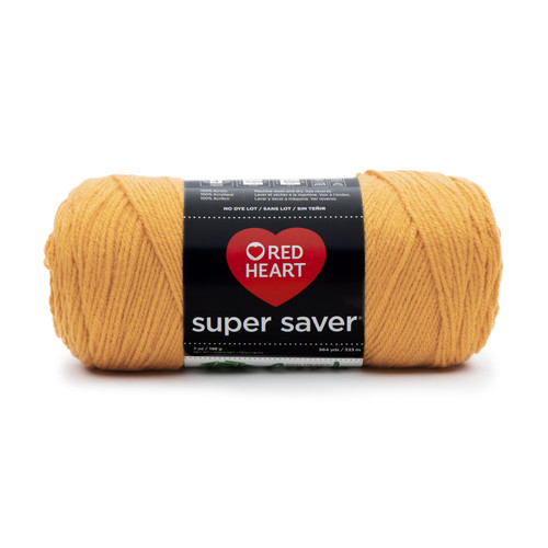 Red Heart Super Saver Yarn-Gold - E300B-321 - 073650897894