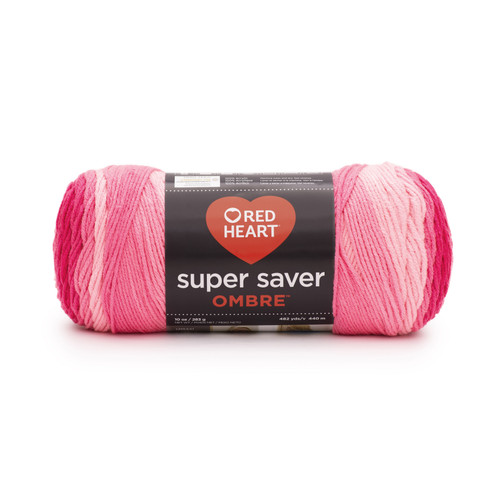 Red Heart Super Saver Ombre Yarn-Jazzy - E305-3966 - 073650020322