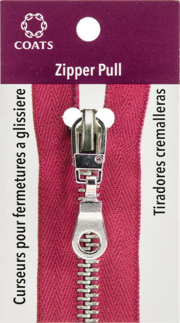 Coats Zipper Pull-Silver Pop Top - F11-404SI - 073650014512