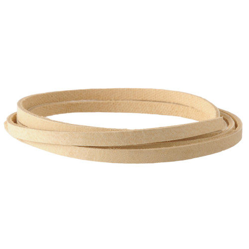 Realeather(R) Crafts Deerskin Lace 1/8"X50' Spool-Buckskin - DOS50-0270