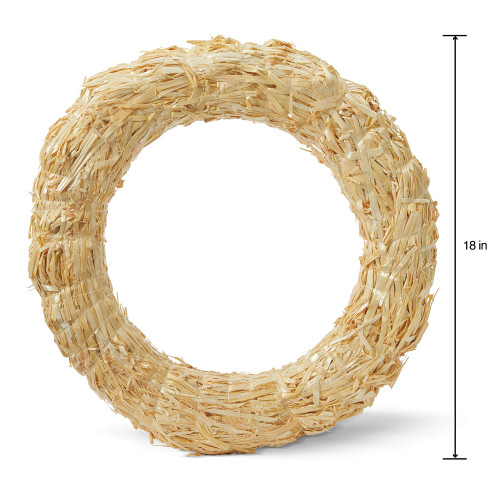 FloraCraft Straw Wreath Form-18" - SW18C