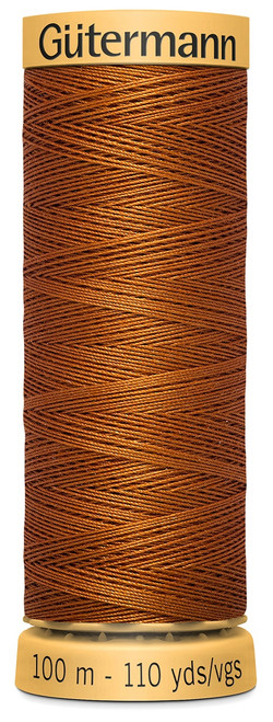 Gutermann Natural Cotton Thread 110yd-Copper 103C-1800 - 077780010192