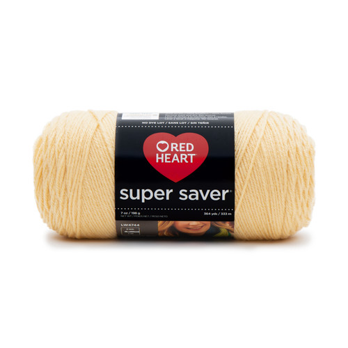 Red Heart Super Saver Yarn-Cornmeal - E300B-320 - 073650887093