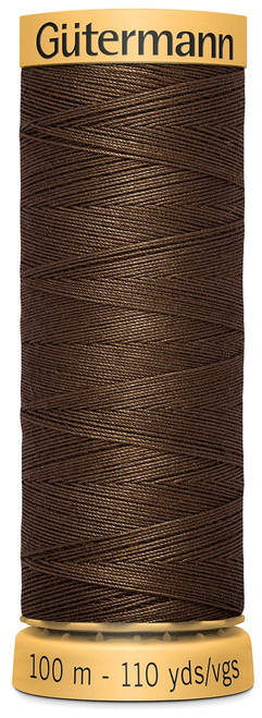 Gutermann Natural Cotton Thread 110yd-Brown - 103C-3060 - 077780010321