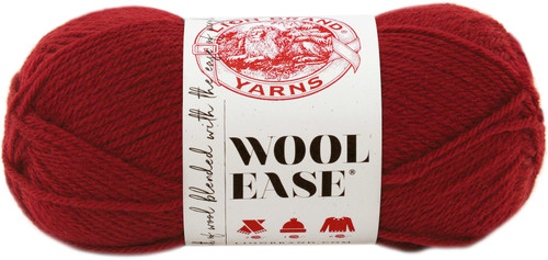 Lion Brand Wool-Ease Yarn -Cranberry 620-138 - 023032621388