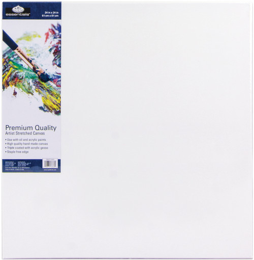 Royal Langnickel essentials(TM) Premium Stretched Canvas-24"X24" CNV2424 - 090672368669