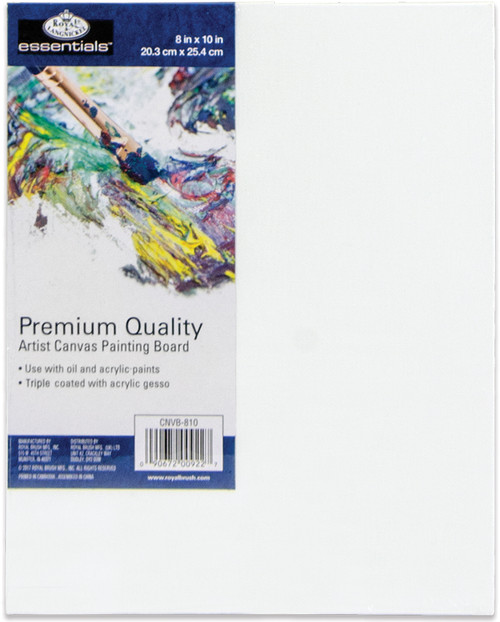 Royal Langnickel essentials(TM) Premium Canvas Board-8"X10" CNB810 - 090672009227