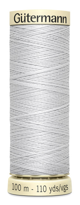 Gutermann Sew-All Thread 110yd-Silver 100P-100 - 077780000063