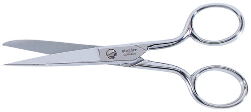 Gingher Knife Edge Sewing Scissors 5"-W/Leather Sheath - 01005278
