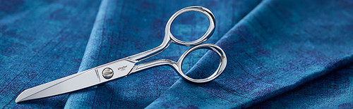 Gingher Knife Edge Sewing Scissors 5"-W/Leather Sheath - 01005278 Gingher Knife Edge Sewing Scissors 5"-W/Leather Sheath - 01005278