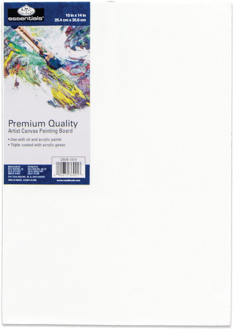 Royal Langnickel essentials(TM) Premium Canvas Board-10"X14" - CNB1014 - 090672369017