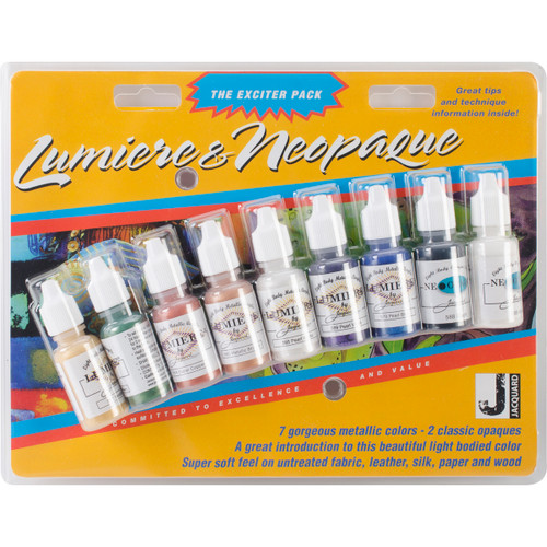 Jacquard Lumiere/Neopaque Pack .5oz 9/PkgJAC9900 - 743772990000