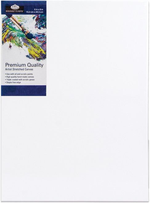 Royal Langnickel essentials(TM) Premium Stretched Canvas-6"X8" CNV68 - 090672368744