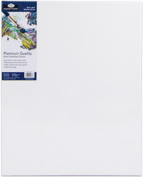 Royal Langnickel essentials(TM) Premium Stretched Canvas-20"x24" - CNV2024 - 090672009388