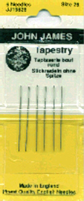 John James Hand Needles-Size 26 6/Pkg JJ198-26 - 783932200792