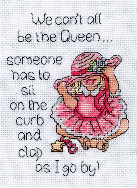 Design Works Counted Cross Stitch Kit 5"X7"-The Queen (14 Count) - 2956 Design Works Counted Cross Stitch Kit 5"X7"-The Queen (14 Count) - 2956