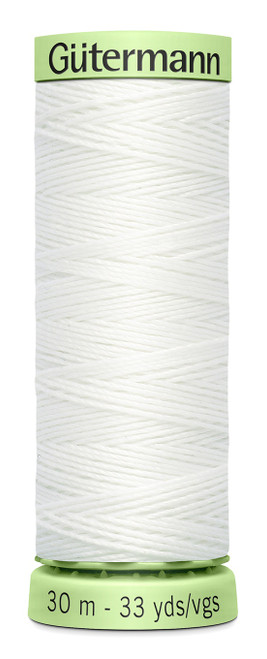 Gutermann Topstitch Heavy-Duty Thread 33yd-Nu White - 30H-20 - 077780006829