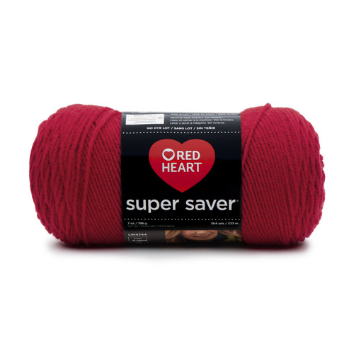 Red Heart Super Saver Yarn-Cherry Red - E300B-319 - 073650878732