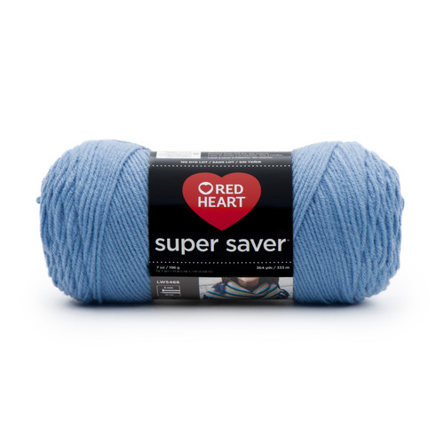 Red Heart Super Saver Yarn-Light Periwinkle - E300B-347 - 073650878701