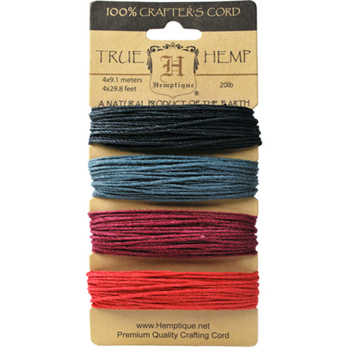 Hemptique True Hemp Cord 20lb 120'-Autumn Nights - HC200-AN - 091037333414