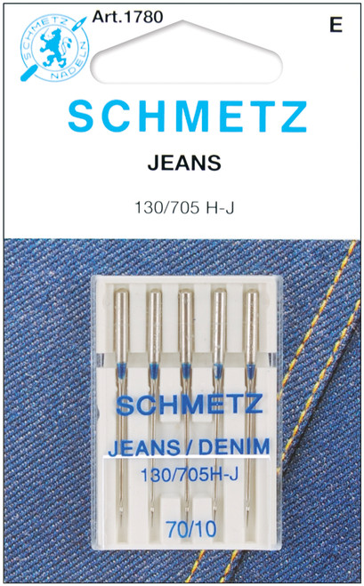 Schmetz Jean & Denim Machine Needles-Size 10/70 5/Pkg - 1780 - 036346317809 Schmetz Jean & Denim Machine Needles-Size 10/70 5/Pkg - 1780 - 036346317809