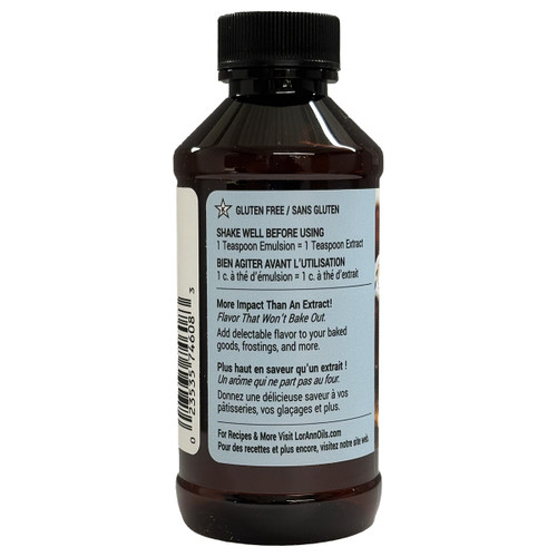 LorAnn Bakery Emulsions Natural & Artificial Flavor 4oz-Rum - 0806-0746