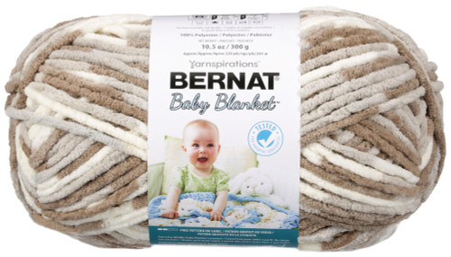 Bernat Baby Blanket Big Ball Yarn-Little Sand Castles - 161104-4011 - 057355364172