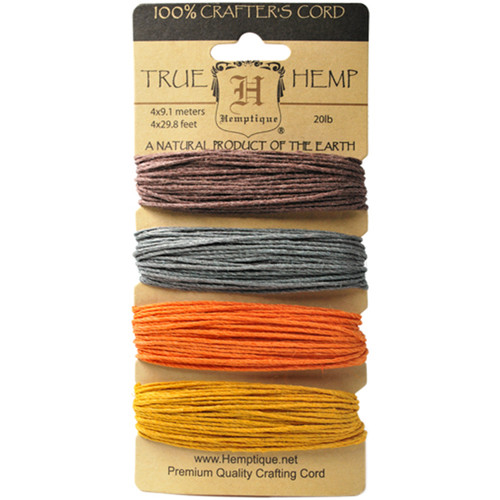 Hemptique True Hemp Cord 20lb 120'-Harvest - HC200-HAR - 091037333438