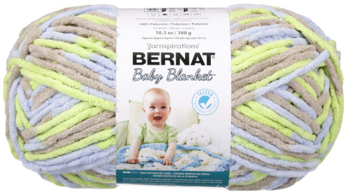 Bernat Baby Blanket Big Ball Yarn-Little Boy Dove 161104-4117 - 057355375895