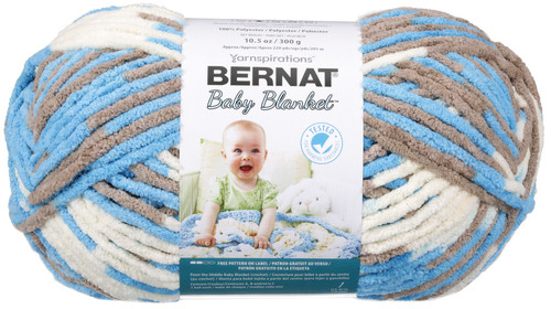 Bernat Baby Blanket Big Ball Yarn-Little Royales - 161104-4133 - 057355364196 Bernat Baby Blanket Big Ball Yarn-Little Royales - 161104-4133 - 057355364196
