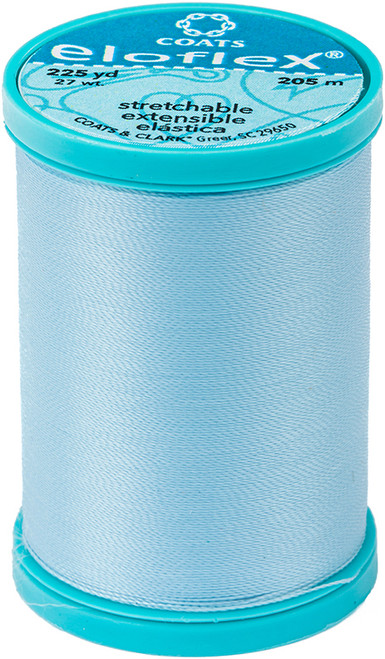 Coats Eloflex Stretch Thread 225yd-Icy Blue S992-4310 - 073650022678