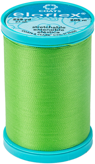 Coats Eloflex Stretch Thread 225yd-Lime - S992-6840 - 073650022760