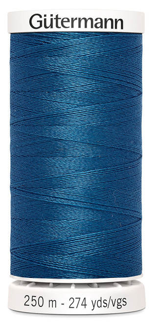Gutermann Sew-All Thread 274yd-Mineral Blue -250P-636 - 077780005723