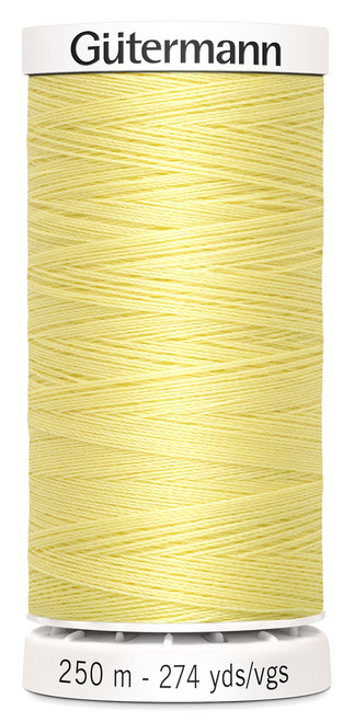 Gutermann Sew-All Thread 274yd-Cream - 250P-805 - 077780005952