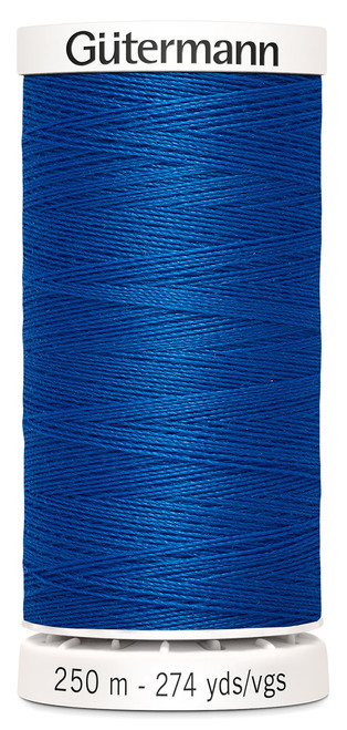Gutermann Sew-All Thread 274yd-Electric Blue 250P-248 - 077780005136